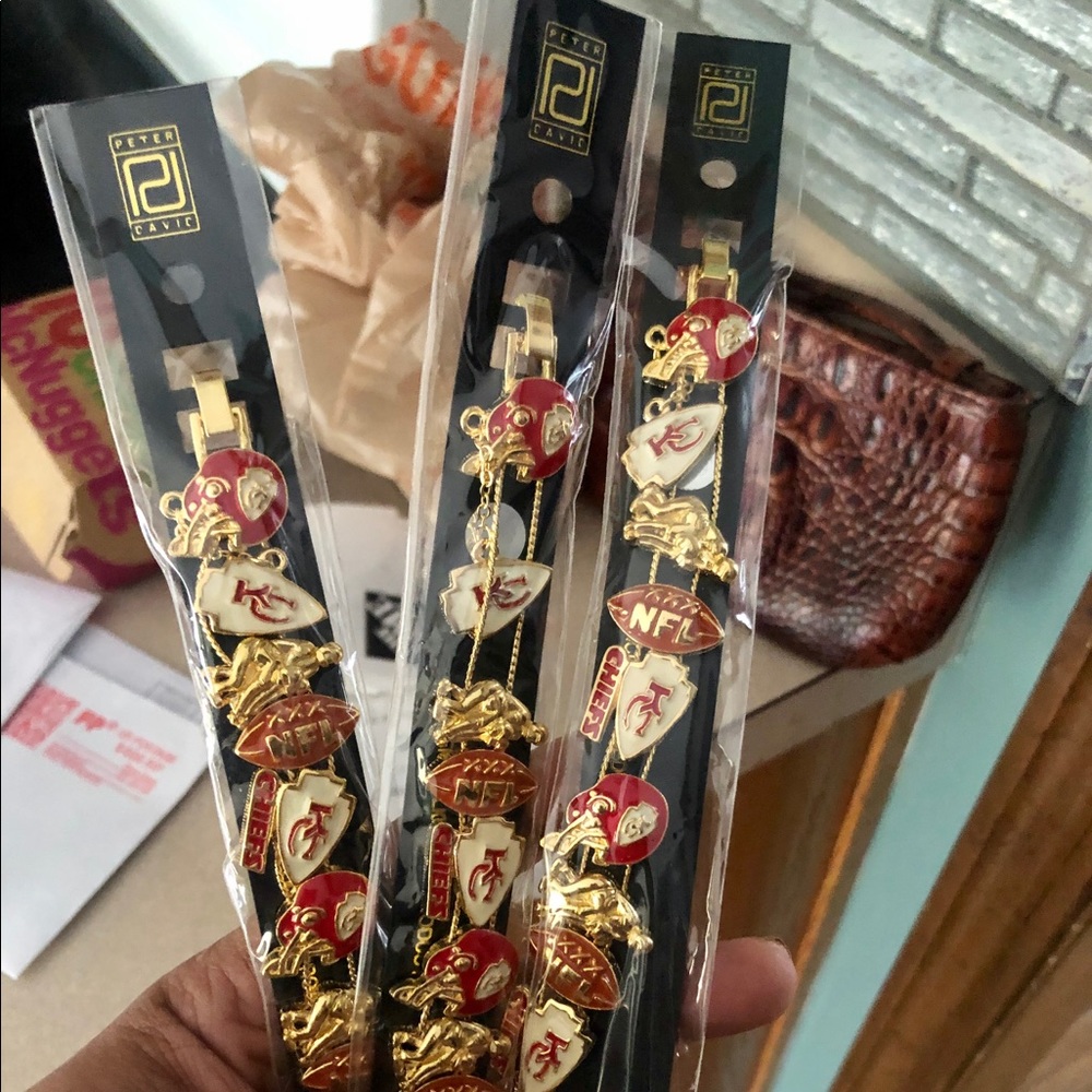 NFL Chiefs Charm Bracelets!